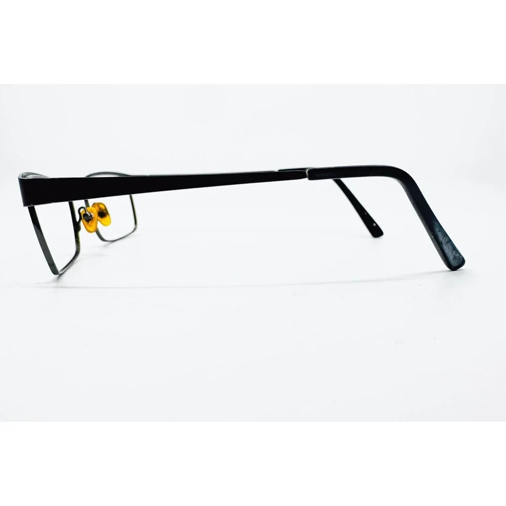 Unbranded Eyeglass Frames Unisex Matte Brown Gunmetal Rectangular 52-19-140